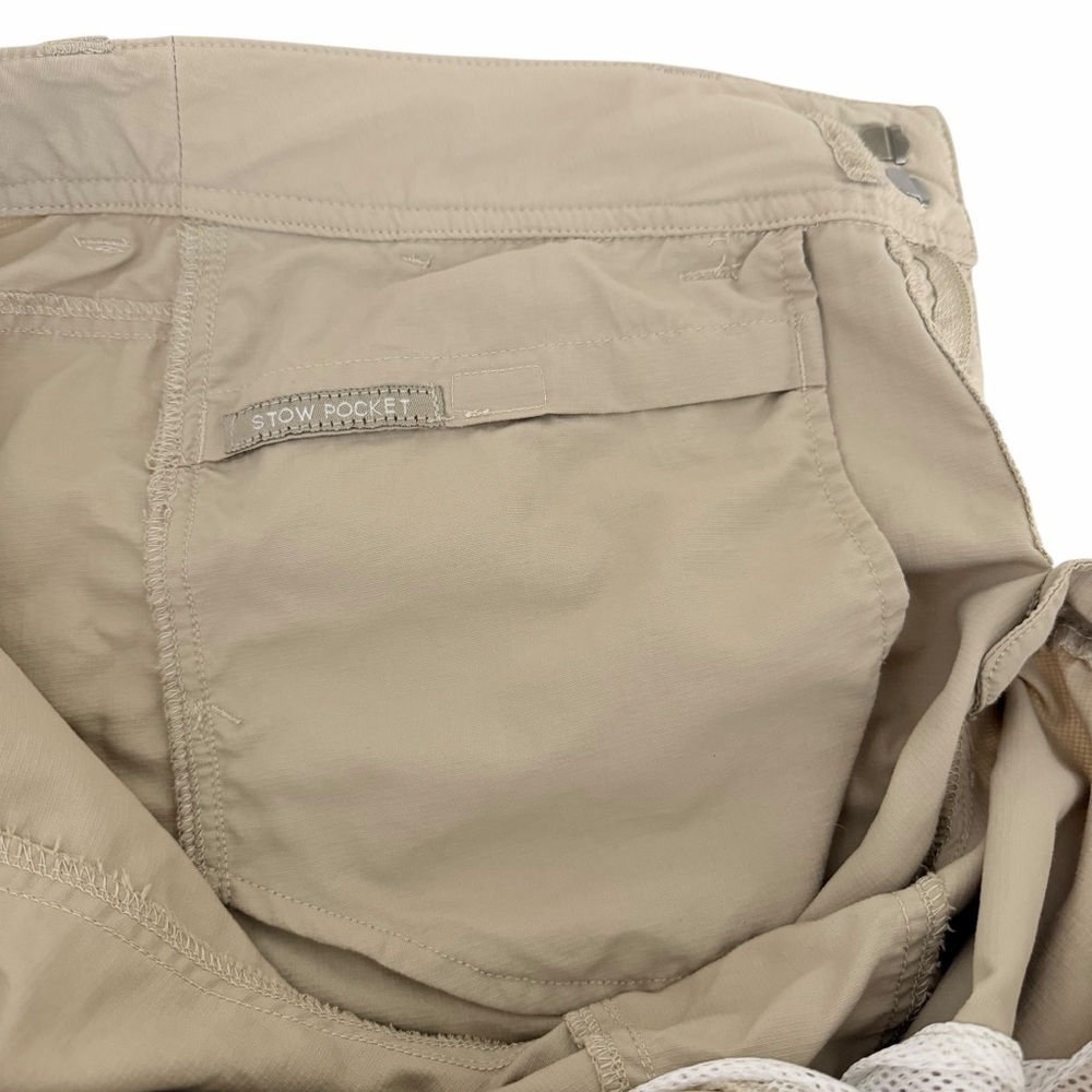 THE NORTH FACE Beige Lightweight Hiking Capri Cargo Pants outdoor travel women’s - Picture 7 of 15